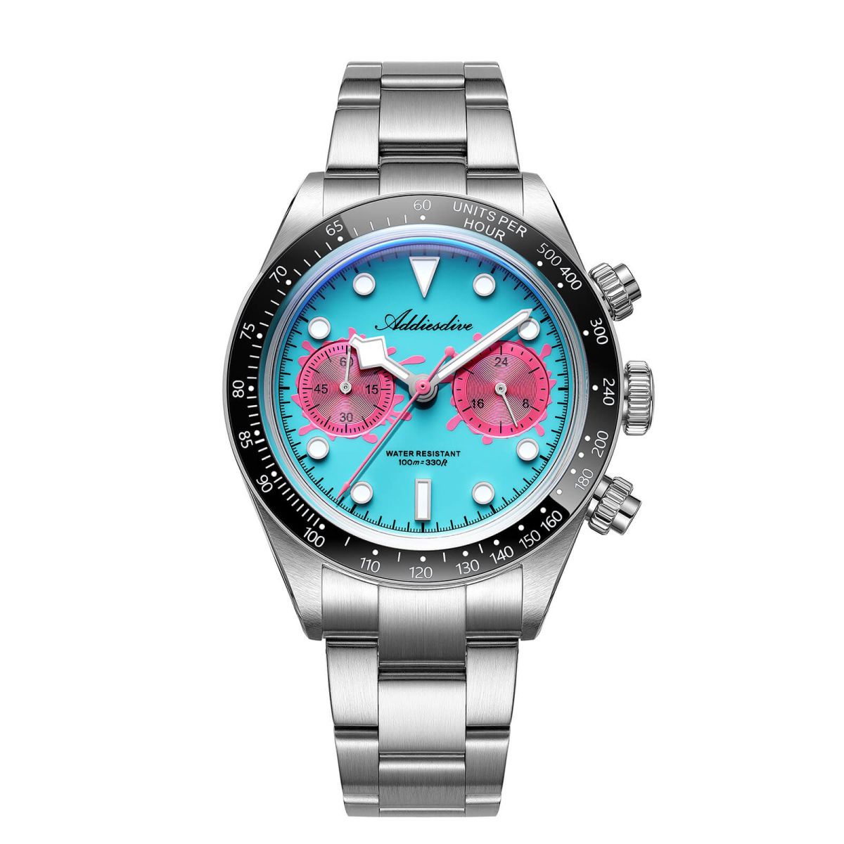 Anniversary Sale ADDIESDIVE 40mm VK64 Chronograph Watch AD2520