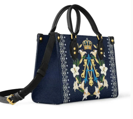 Catholight Crown Of Grace Leather Bag